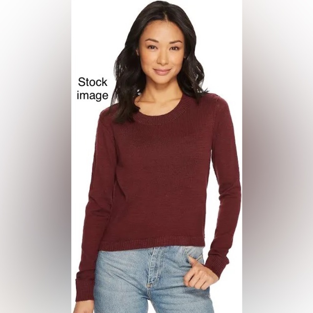 Size Small Tavik Sadie Sweater Sweater in Heather Rosewood color